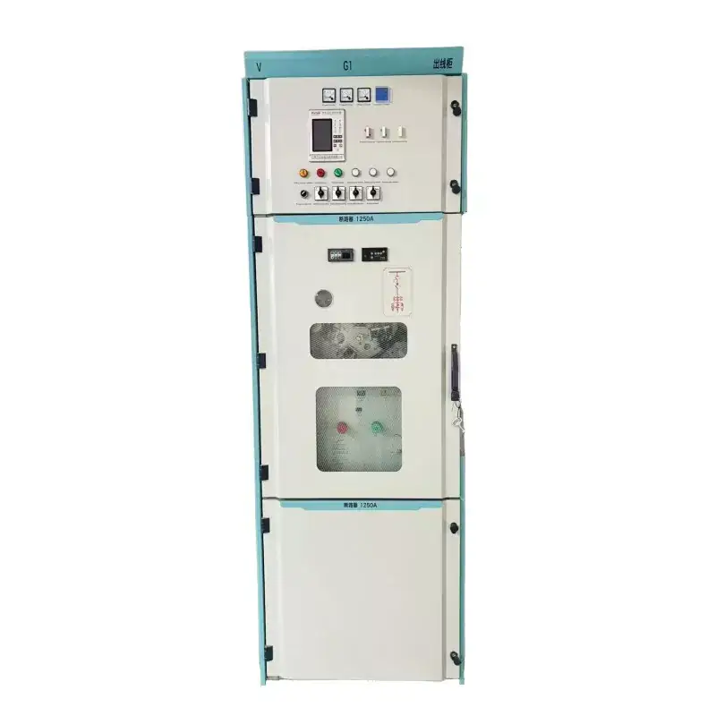 ແຮງດັນປານກາງ 33KV/36KV SF6 Gas Insulated RMU Panel Compact Distribution Switchgear